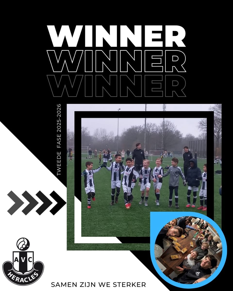 Kampioenen tweede fase! 🏆